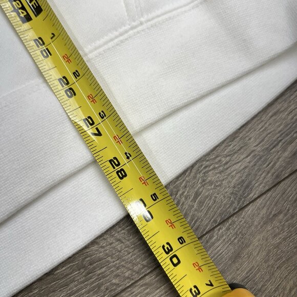 Nike Fleece Hoodie Size Large Mens White Black Coach Prime Club Pullover - Picture 4 of 8